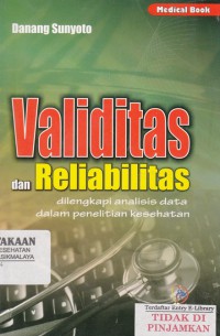 Validitas dan Reliabilitas