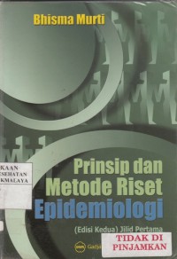 Prinsip dan Metode Riset Epidemiologi