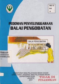 Pedoman Penyelenggaraan Balai Pengobatan