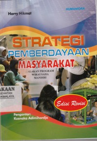 Strategi pemberdayaan masyarakat