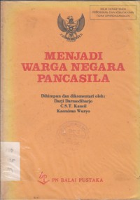 Menjadi warga negara Pancasila