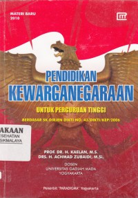 Pendidikan kewarganegaraan untuk perguruan tinggi (2010)