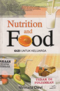 Nutrition and Food : Gizi untuk Keluarga