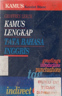 Kamus Lengkap Tata Bahasa Inggris