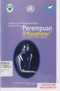 Perempuan & Kesehatan serta Program Tindak Lanjutnya