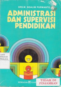 Administrasi dan Supervisi Pendidikan (1988)