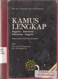 Kamus Lengkap Inggeris-Indonesia Indonesia-Inggeris