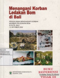 Menangani korban ledakan bom di Bali