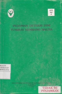 Pedoman Deteksi Dini Tumbuh Kembang Balita