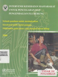 Intervensi Kesehatan Masyarakat untuk Pencegahan dan Pengendalian Flu Burung