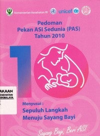 Pedoman pekan ASI sedunia (PAS) tahun 2010