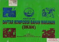 Daftar Komposisi Bahan Makanan (DKBM)