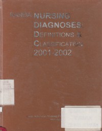 Nursing diagnoses: definitions & classification 2001-2002