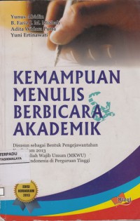 Kemampuan menulis & berbicara akademik (2016)