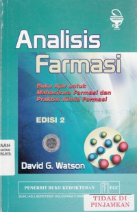 Analisis farmasi