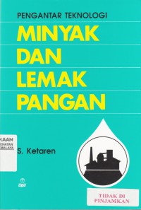 Pengantar teknologi minyak dan lemak pangan