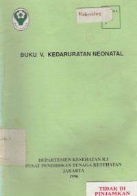 Buku V. Kedaruratan Neonatal