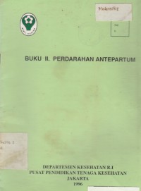 Buku II. Perdarahan Antepartum