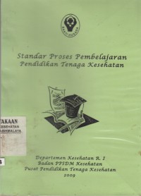 Standar Dosen Pendidikan Tenaga Kesehatan