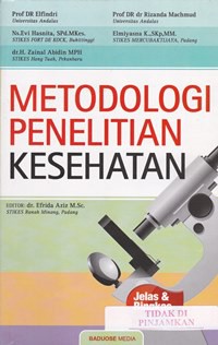 Metodologi penelitian kesehatan