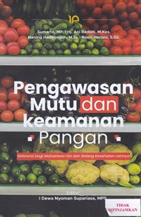 Pengawasan mutu dan keamanan pangan