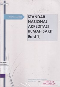 Standar nasional akreditasi rumah sakit